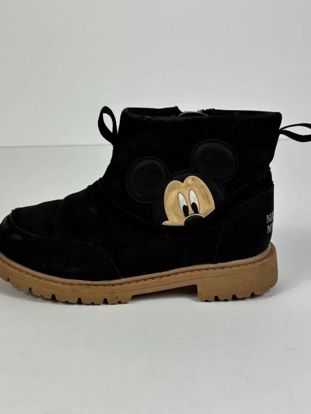 BabyGap x Disney Mickey Mouse Toddler Black Boots - Size 8